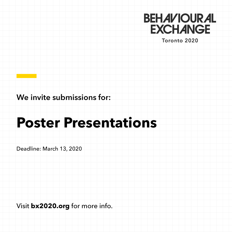 The deadline for the #PosterAbstract submissions is THIS FRIDAY! bx2020.org/poster
