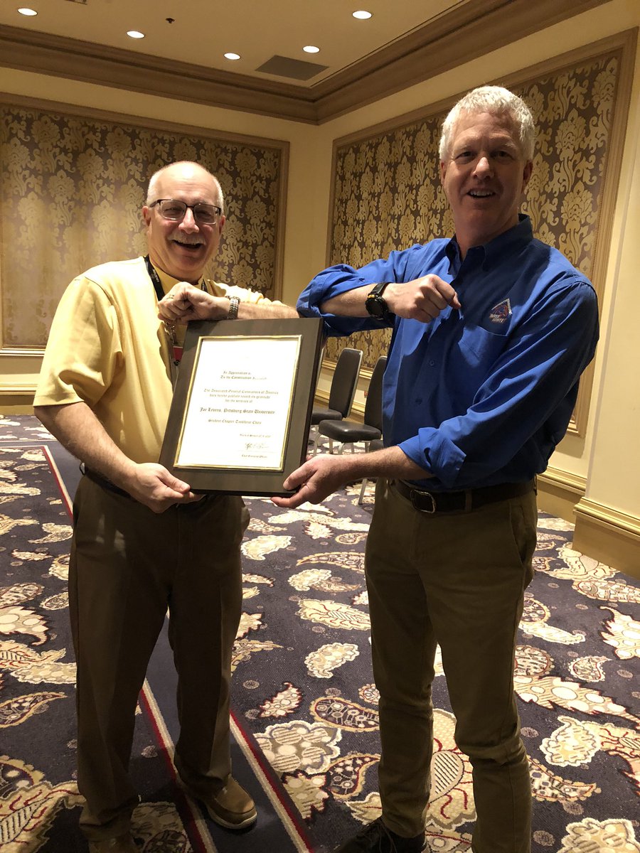 Thank you Joe Levens, Pittsburg State University for your leadership as <a href="/AGCofA/">AGC of America</a> Taskforce Chair 2018-2020. #AGC2020 <a href="/AGCofKansas/">AGC of Kansas</a>