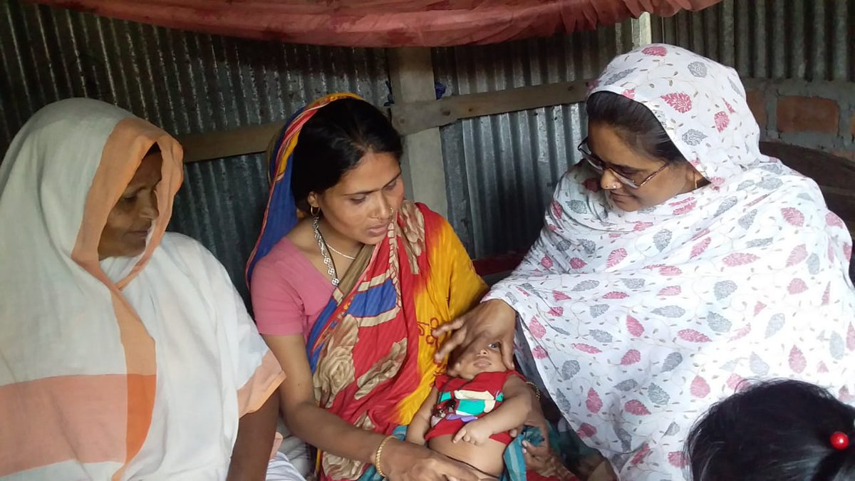 SPreraksNE's tweet photo. Let us talk on Right Nutrition! Our Anganwadi didi's are real champions from the ground.Glimpses from Dhubri district, Assam. AWWs are doing home visits to discuss nutritional health behaviours. #PoshanPakhwada2020 @MinistryWCD @POSHAN_Official @PoshanAssam  @SPreraks https://t.co/Sf2XoF704Q