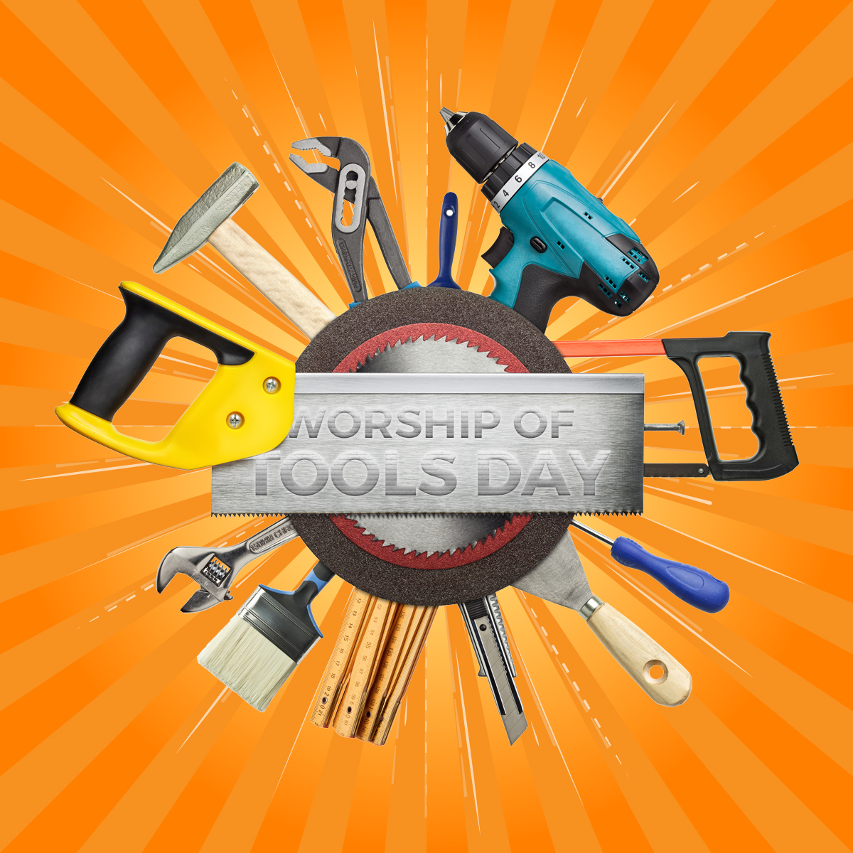 HomeAdvisor's tweet photo. Happy #WorshipOfTools Day! Spend some extra time shining up your #tools or fixing them if they needed it. Taking care of your tools helps them to last longer, which in turn is a benefit for you! https://t.co/yqejkdKS9u