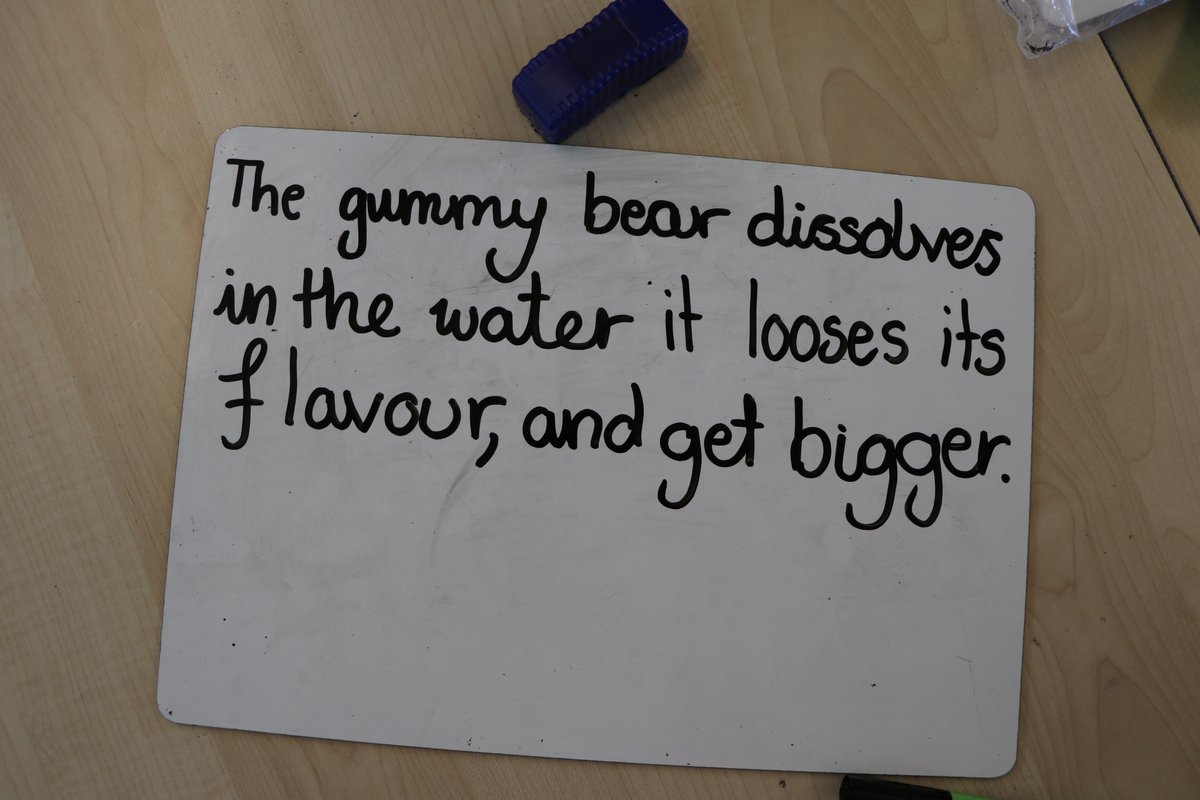 Juniors_WHS's tweet photo. Collaborating together, the students explored the importance of being healthy in space. They were introduced to osmosis, guessed what would happen with the gummy bears if they were soaked in water, and found out about what space does to our bones. 🚀🦴 #ScienceWeekWHS #ExploreWHS https://t.co/1bCmo6c8uX