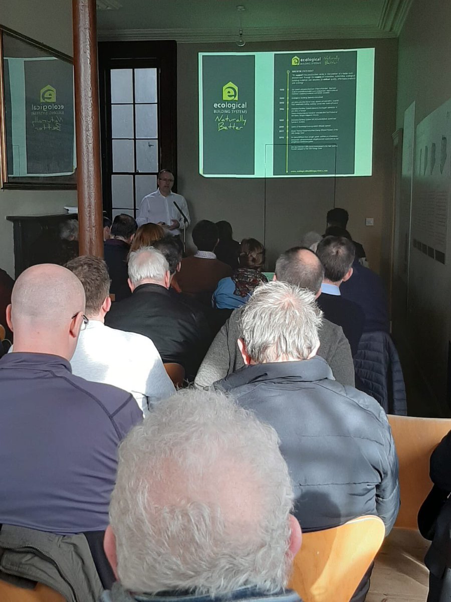 ecologicalbuild's tweet photo. Thanks to @dubcivictrust for inviting us with @dbplaster to discuss the application of #Diasen #Calsitherm & @Gutex_Daemmung woodfibre on thermal #retrofit of older buildings. Well done Maurice @Nilan_Ireland #ventilation #heating #heritage https://t.co/ge8cpQAgeZ