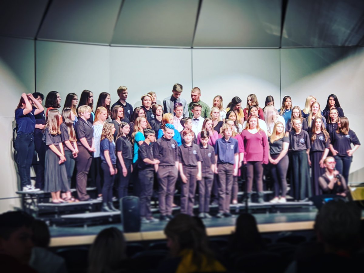 Great spring choir concert last night. Congrats to all our choirs and this fantastic collaboration with the SHS choir! #gohawks #silverknights #inspiRE4