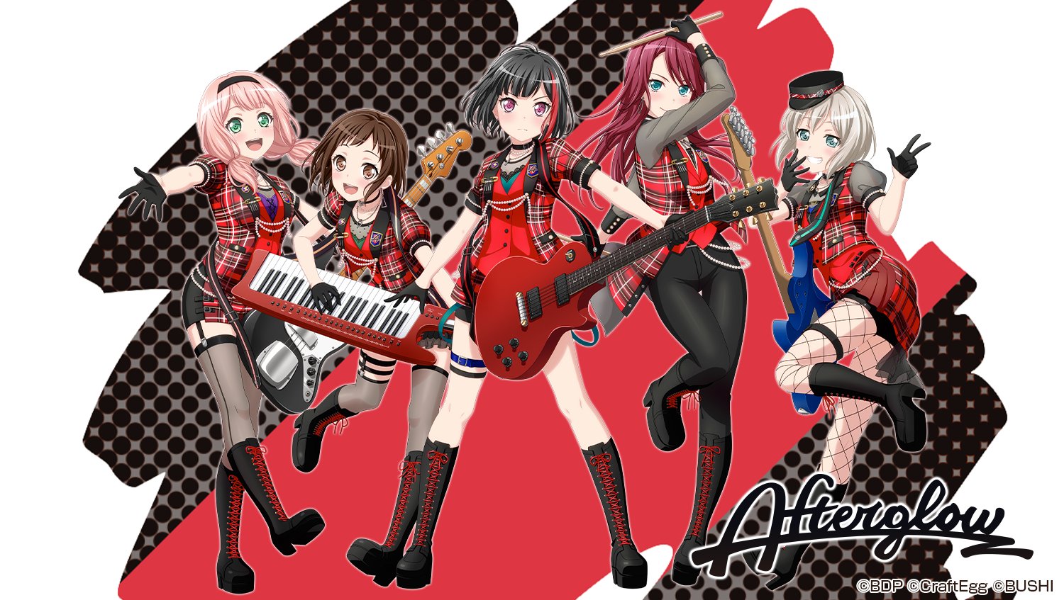 バンドリ、クッション、アフターグロウ、ガルパ
