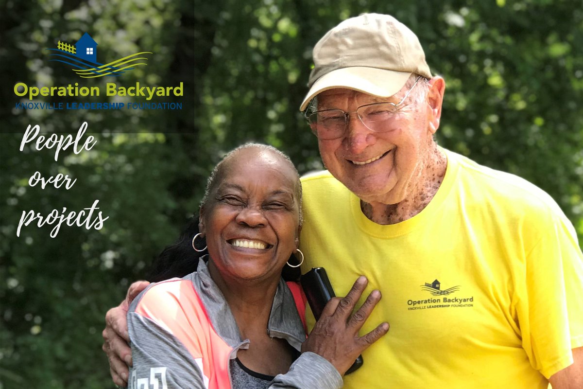 KnoxLeadership's tweet photo. OPERATION BACKYARD>> 
A current initiative of KLF is a minor home repair program, serving homeowners in need by mobilizing volunteers to provide free emergency home repairs, repairing the community, one home at a time. PEOPLE OVER PROJECTS.#repairknox #operationbackyard https://t.co/IFFHiGu2rV
