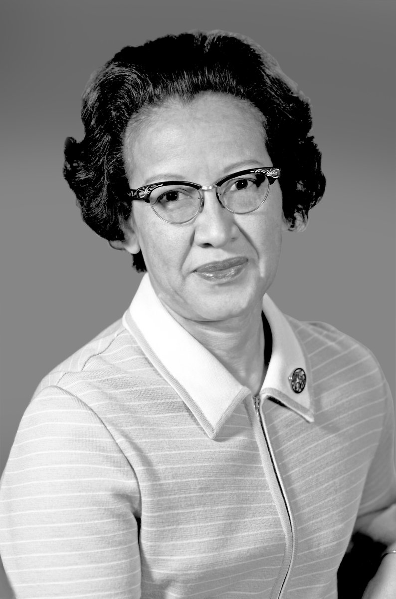 Katherine Johnson, one of NASA's "human computers". Her work was instrumental in sending the first American, Alan Shepard, into space in 1961.