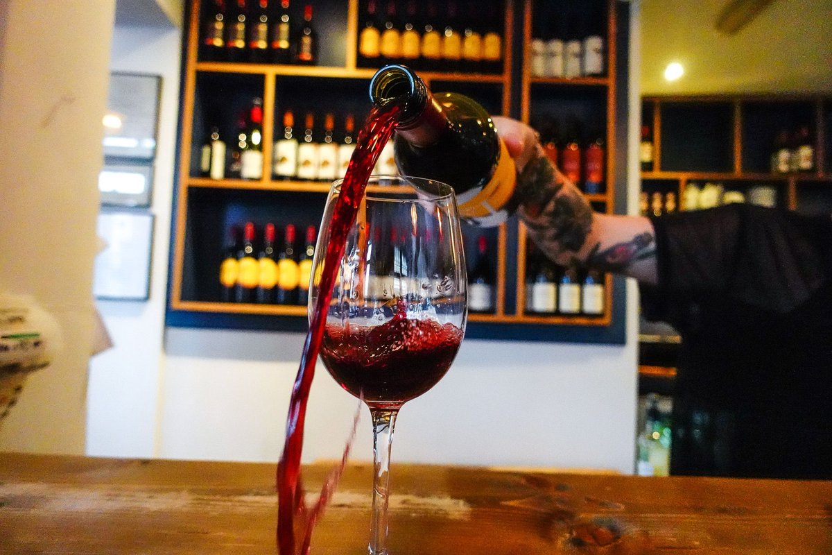 When you realise it's Wine Wednesday and get a little overexcited 🙄🤦 

A bottle of house vino on us with any two a la carte mains tonight, kitchen opens at half five!