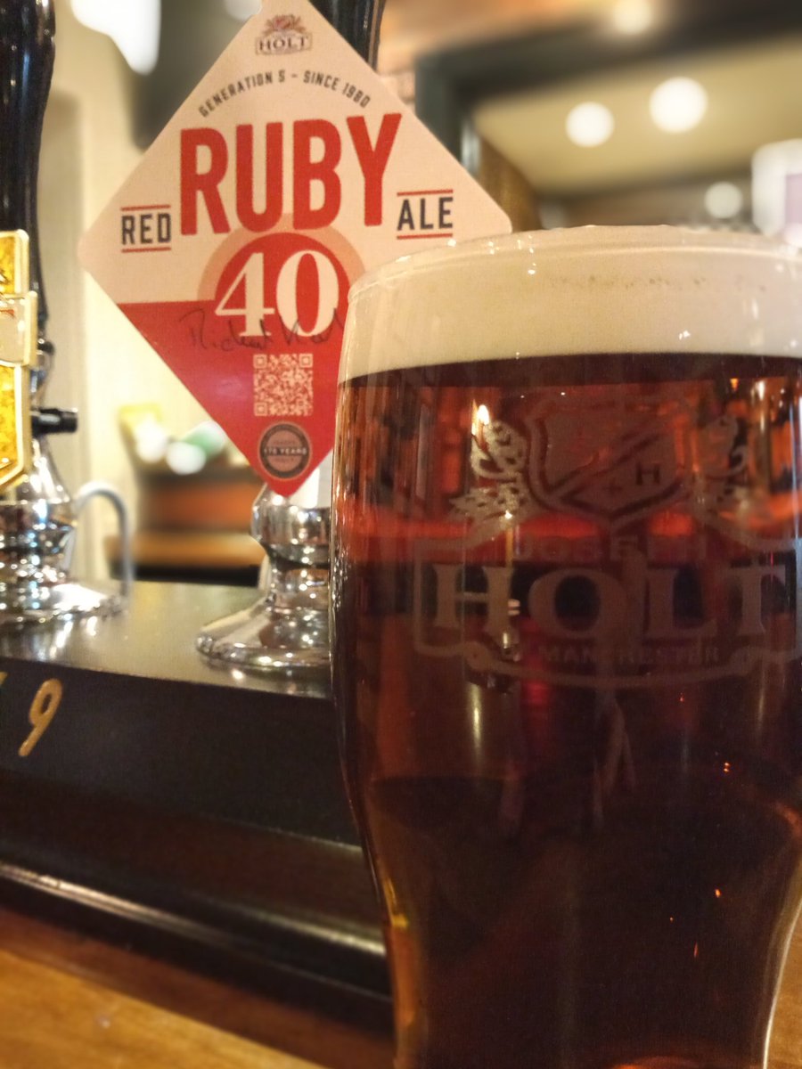 JH_CrownAnchor's tweet photo. Launching tomorrow !
More info to follow soon 🍻
#Ruby40 #MCR #Manchester #Beer #UKPub #RealAle #CAMRA #MadeInManchester 
@JosephHolt1849 @philclimbs @MCRCentralCamra @SSMCAMRA @CAMRA_ROB @ILoveMCR @mattt_holden @mancmade https://t.co/IOtINnb98x