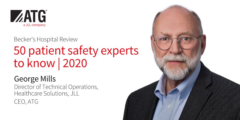 ATG CEO, George Mills, just made the 2020 edition of <a href="/BeckersHR/">Becker's Hospital Review</a> '50 #PatientSafety Experts to Know' list! For more info: beckershospitalreview.com/lists/50-patie…