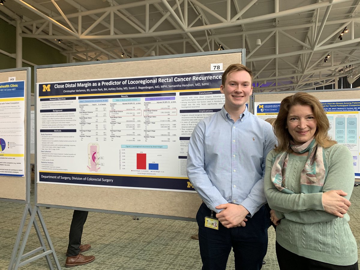 Congratulations Chris on your first abstract presentation! #mosesgunn2020 ⁦<a href="/UMichSurgery/">Michigan Surgery</a>⁩