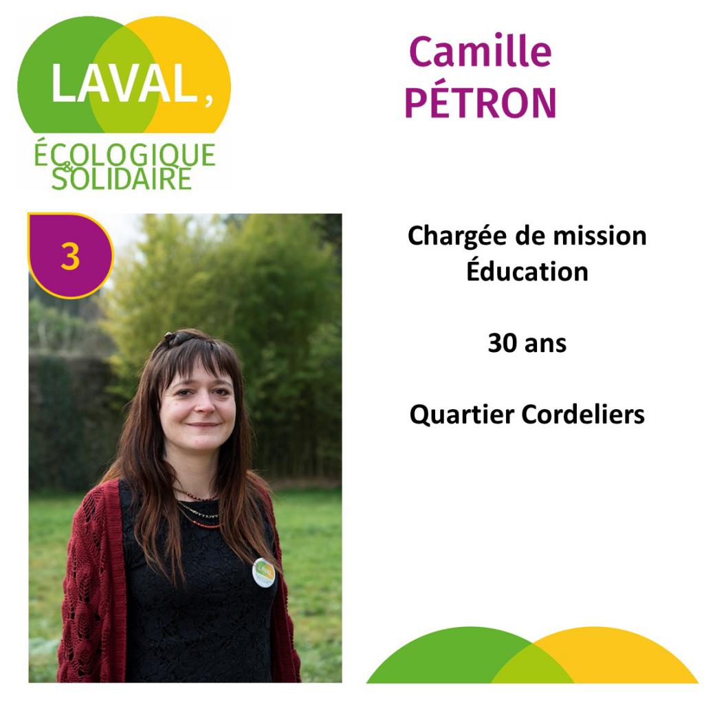 Fière militante de l'éducation populaire, militant 7j/7 pour l'accès aux droits et l'égalité femmes-hommes, elle ne voit pas comment l'écologie peut être autrement que sociale, et vice-versa. #LavalÉcologiqueEtSolidaire ne pouvait qu'accueillir Camille Pétron, n° 3 ! #EymonLaval