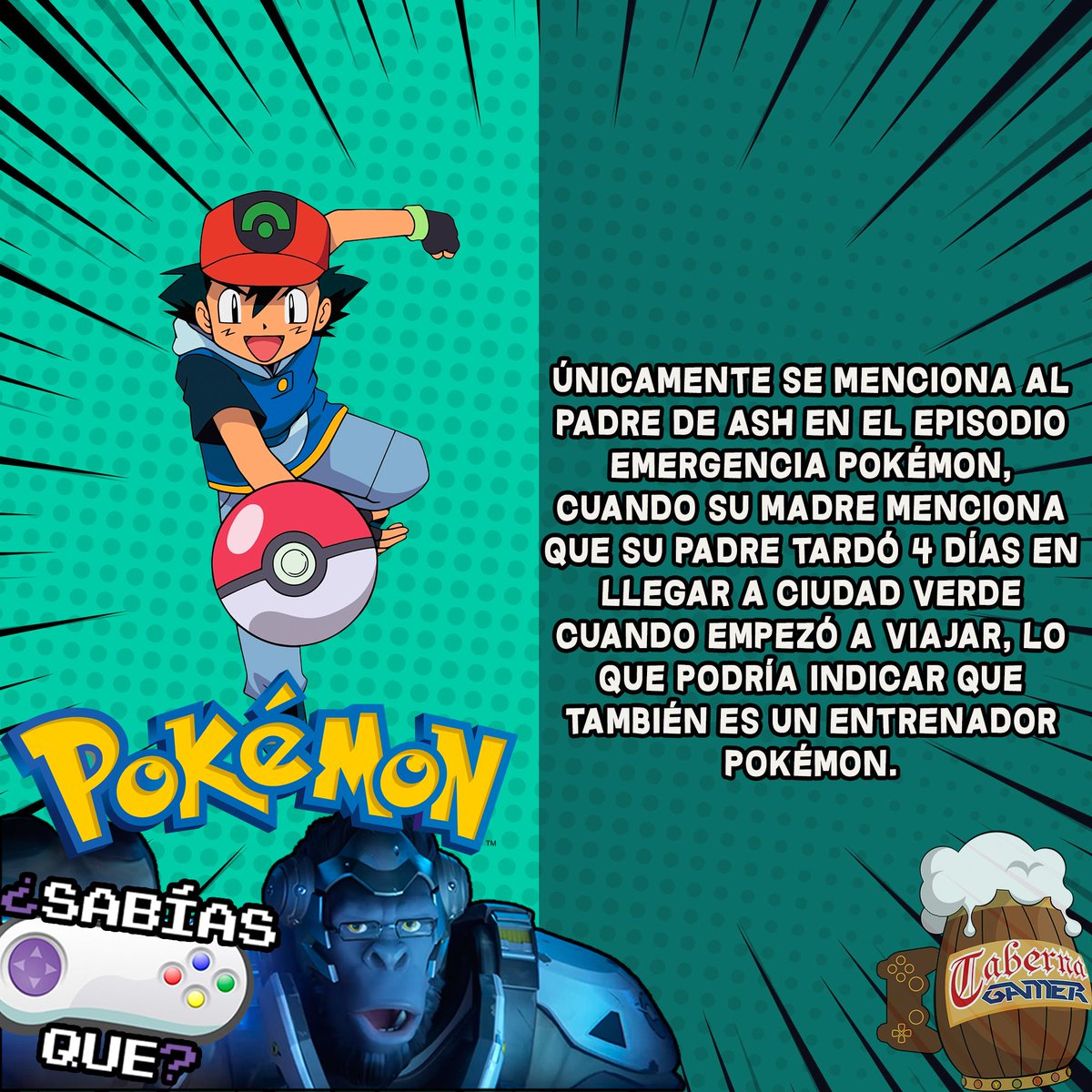 gamer_taberna's tweet photo. Miércoles de compartirles un dato curioso.

Síguenos en @gamer_taberna

#TabernaGamer #gamer #anime #videojuegos #videogames #otaku #friki #geek #gamers #entretenimiento #games #akibakei #gaming #memes #curiosidades #sabiasque #Pokemon https://t.co/jy08biH3CJ