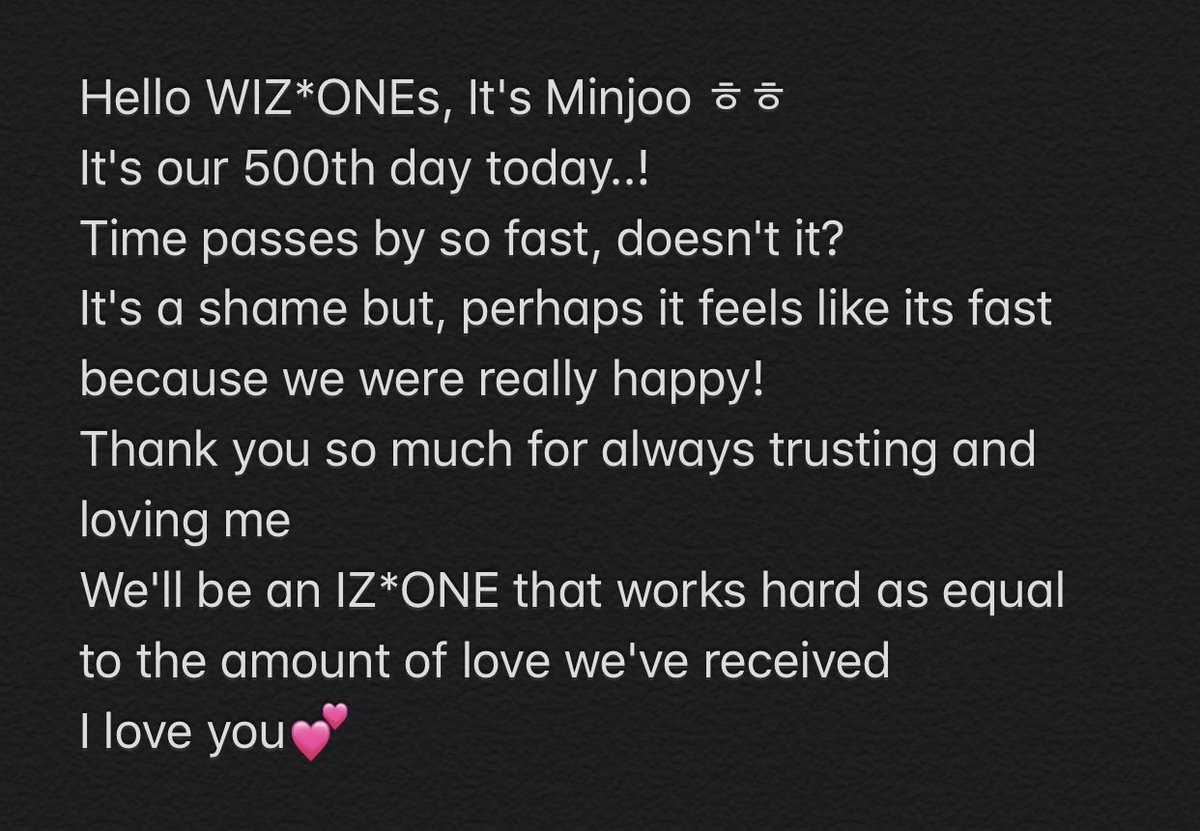 minjuiced's tweet photo. Minjoo Fancafe Update - "I'm lateㅜㅜ” 🦊❤️

#500DaysofDreamWithIZONE https://t.co/IIZtrmjVhd
