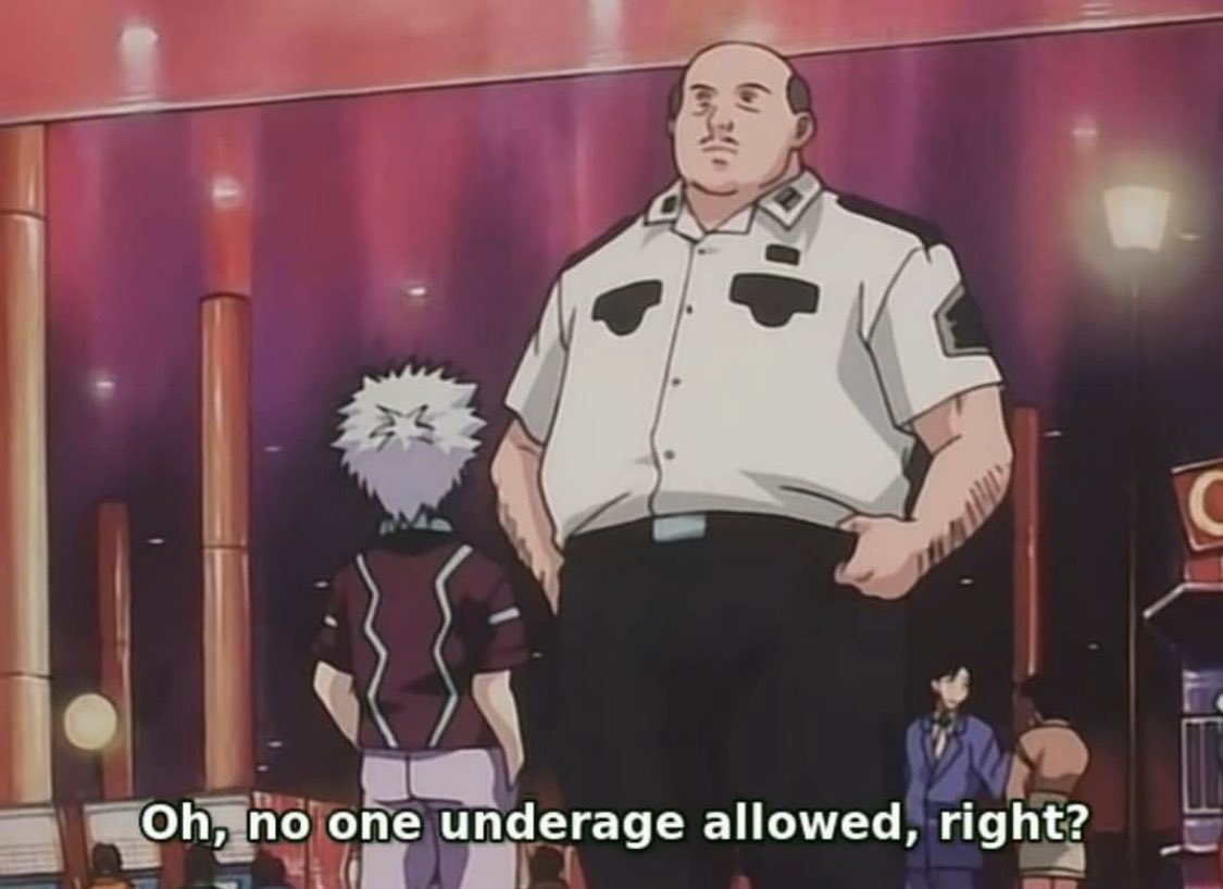 MoreShonen's tweet photo. Trying to get into places underage be like... https://t.co/A3PgvastIa