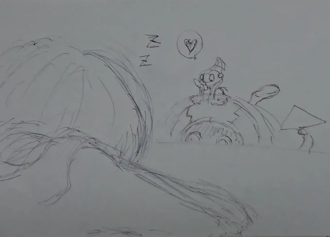 こんな絵が描きてぇ。今ダイジェストしてるゆーぎおーう゛れいんずの闇のいぐにすが可愛すぎてな 