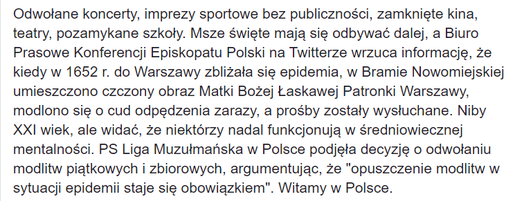 gotowalska's tweet photo. fuck logic #KoronawirusWPolsce #koronawirus https://t.co/T2z0vsANVO