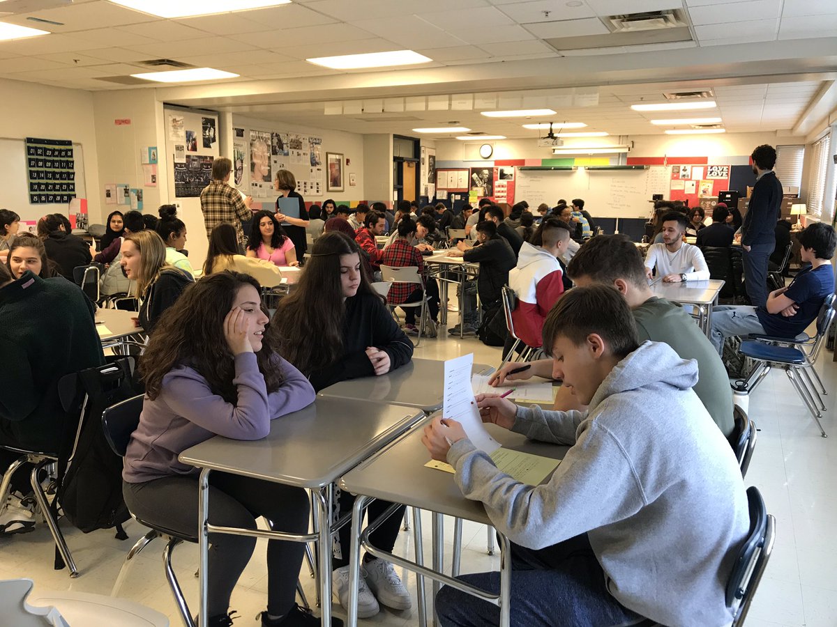 Mrs. Graham’s ALCUSH class is conducting ELL interviews today and learning a lot about immigration through stories and firsthand experiences.