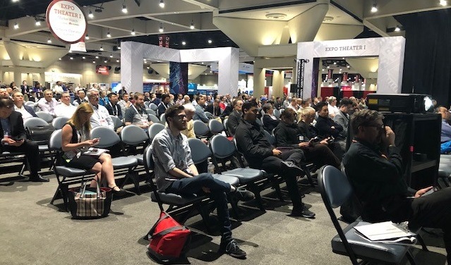 ofcconference's tweet photo. Day 4 of #OFC20 is in full swing with technical sessions and show floor programs as well as the first poster presentation session! Browse the program or attend in-person or via remote two-way participation - https://t.co/yaD5EERP9R https://t.co/RRBtzImxKX