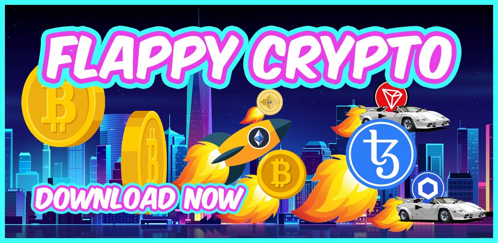 flappycrypto's tweet photo. We have a strong 5 Star review rating on both #GooglePlay #Google and #AppleAppStore #Apple.
So for the love of #Bitcoin and #Crypto please download and play our game now😎😁🚀🏎️ #FlappyCrypto
Google Play: https://t.co/2wH4bHIUXB
Apple App Store: https://t.co/Q88e7SrCRR https://t.co/izfYrVmSyt