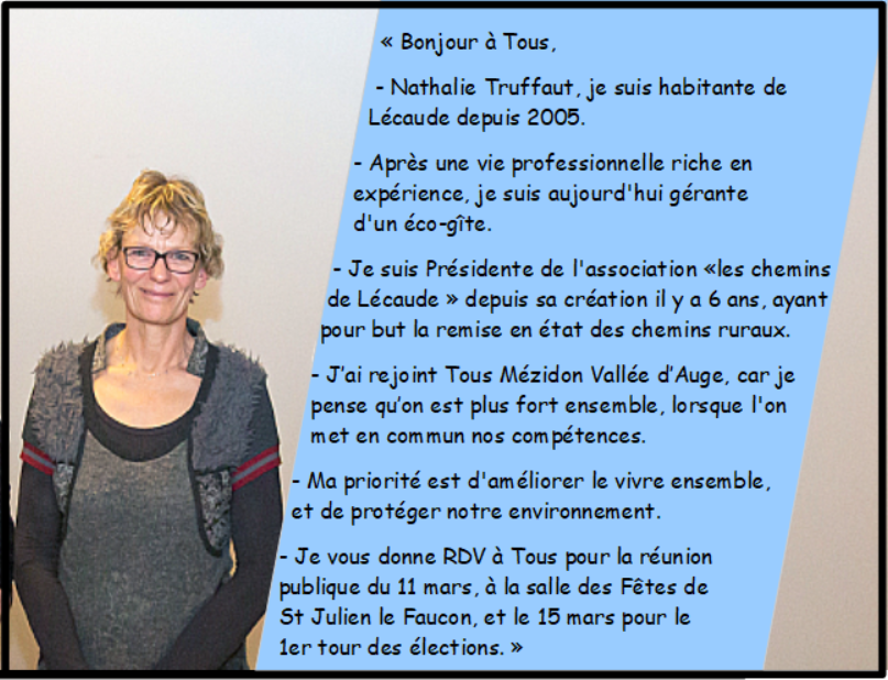 MezidonD's tweet photo. Présentation des colistiers #TousMézidonValléedAuge de la commune déléguée de Lécaude. https://t.co/e4iegZbUwD