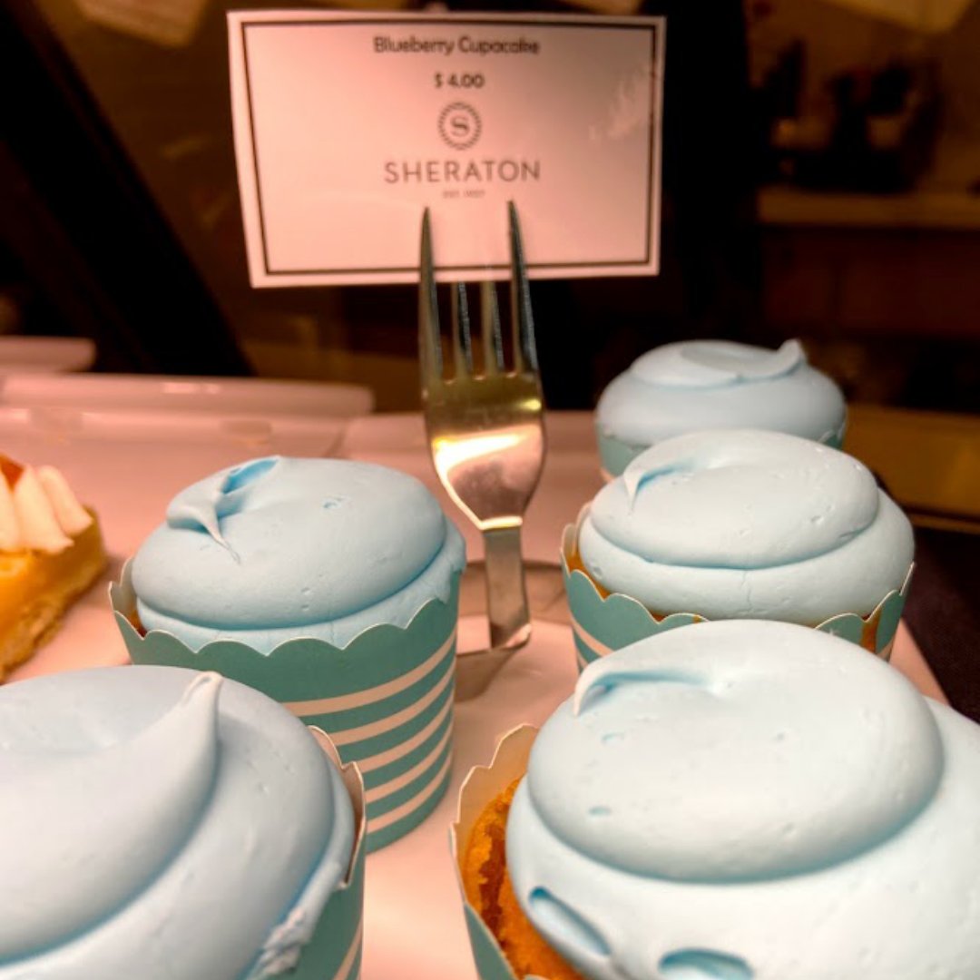MarketOnHouston's tweet photo. The color of our delicious Blueberry Cupcakes reminds us of clear blue skies!  Are you ready for Spring? #MOH https://t.co/vSmk9TJNr2