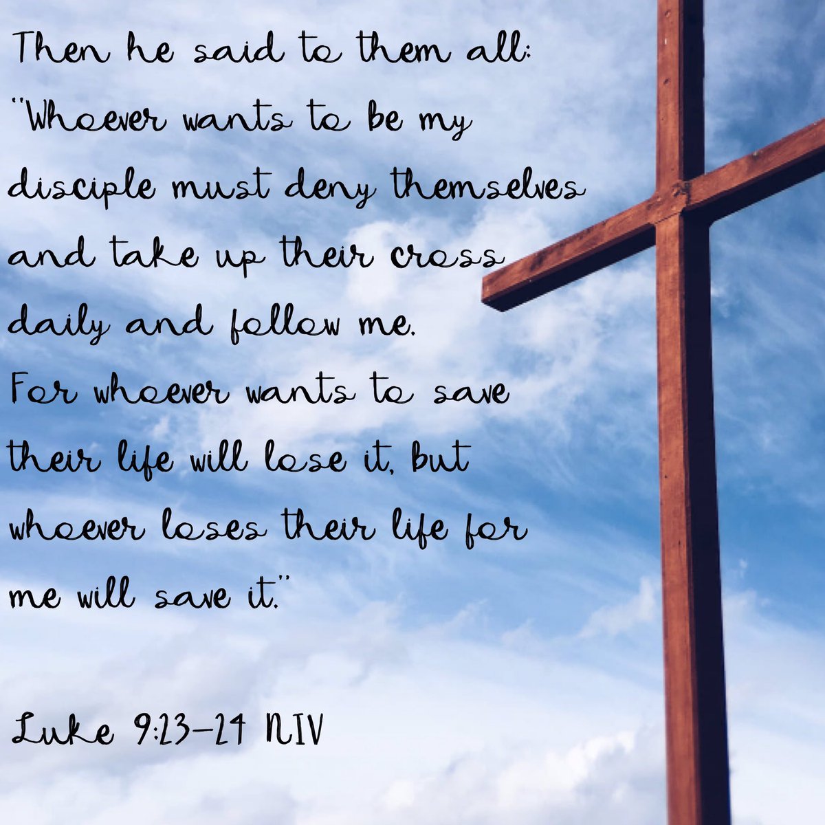 When we choose to follow Christ. We are ALSO choosing to forgo our worldly desires.