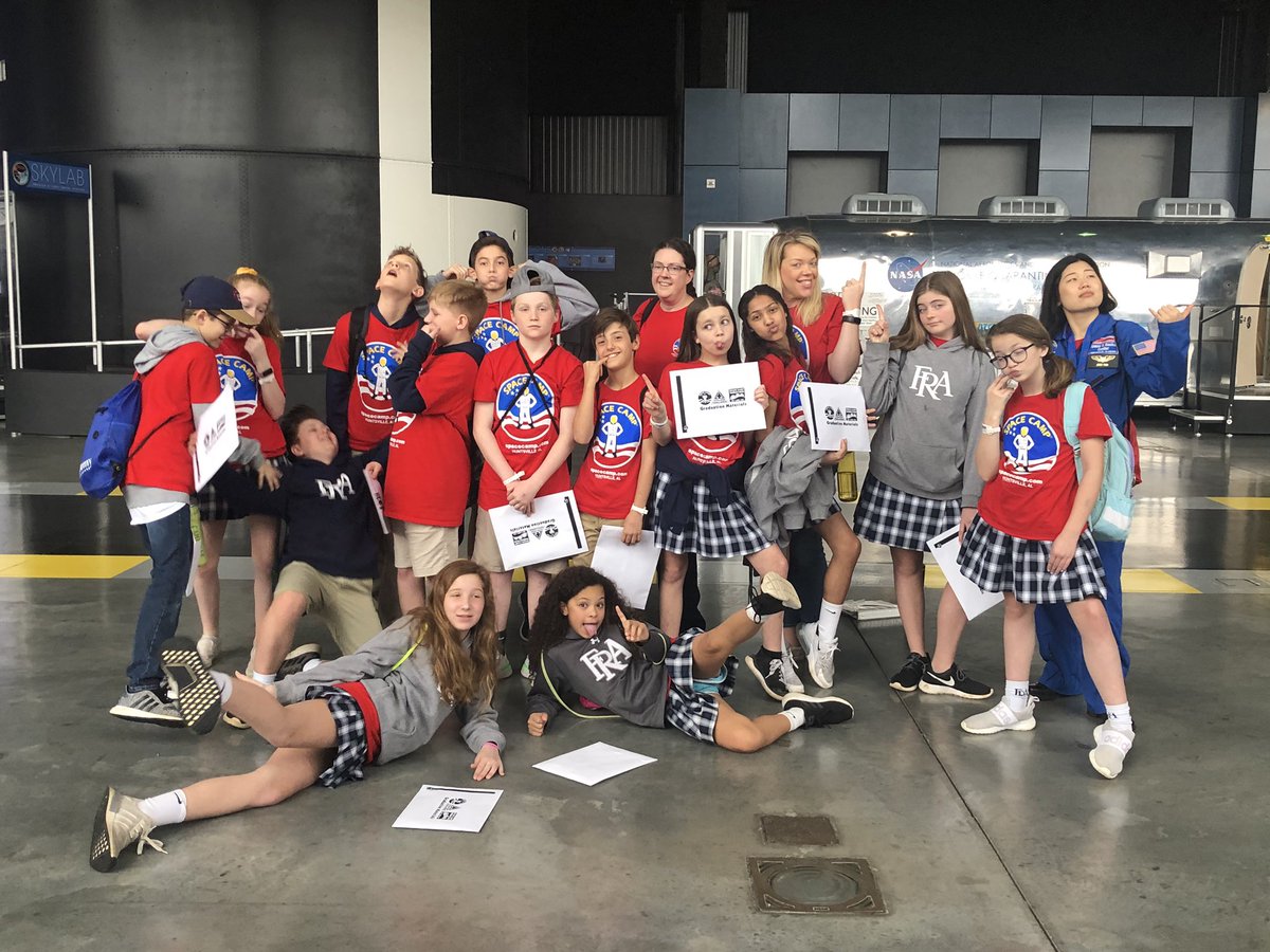 FRAmrsK's tweet photo. Team Spica has graduated! 🚀 🎓 They also won both the trivia contest and the mission! So proud of this awesome group of kids! @sraspeck @SpaceCampUSA @FRAHEADofMS @FRApanthers #interimweek https://t.co/TMHlSRG1e8