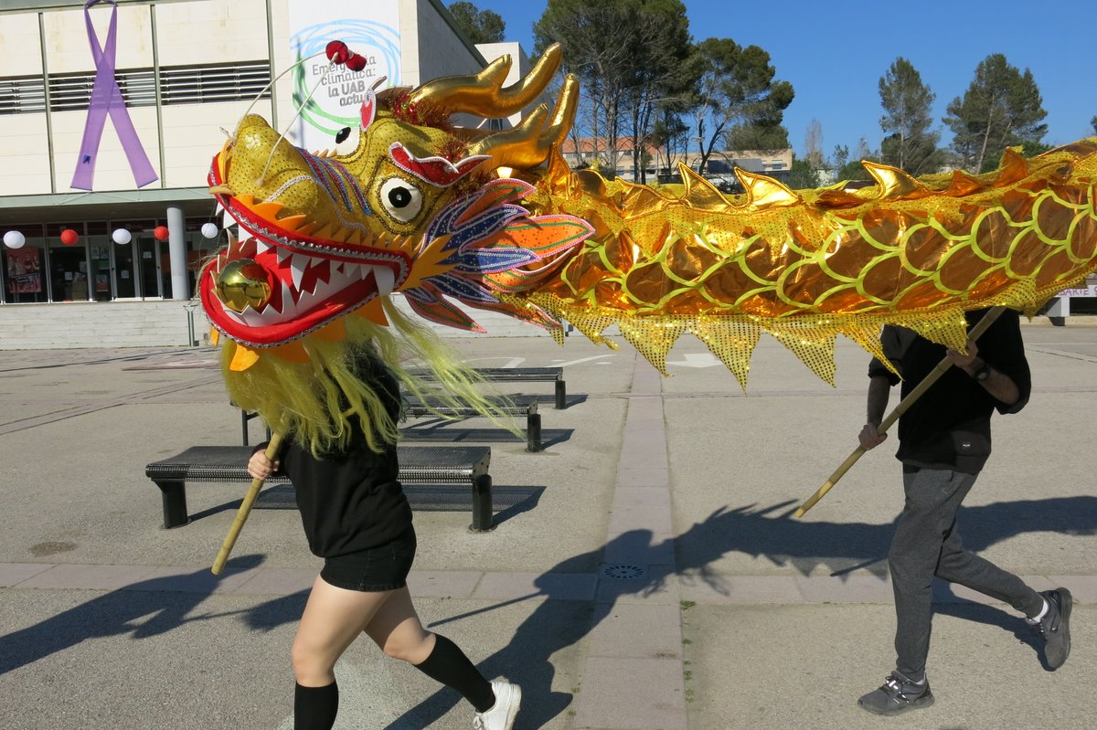 TraduccioUAB's tweet photo. 🍥El @ramenbuUAB ha fet una dansa del 🐉drac! I, a més, també han venut tot de menjar asiàtic a la seva parada al llarg del matí 🤤
 #triaUAB #viulaUAB #UABmood https://t.co/iplicnyhdw
