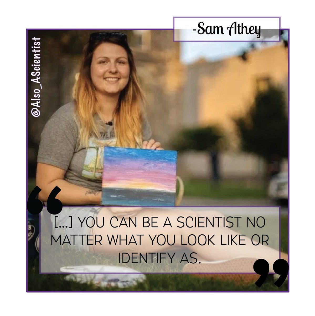 Meet @sustainablesam_, who moved from the US🇺🇸 to @UofTEarthSci in Canada 🇨🇦 to study microplastics & their chemical contaminants. Sam also loves hanging out in bookstores & reading historical fiction! #WomenInSTEM #QueerInSTEM #ADHD #BiInSci ✨ow.ly/kOyO50ytlfW✨