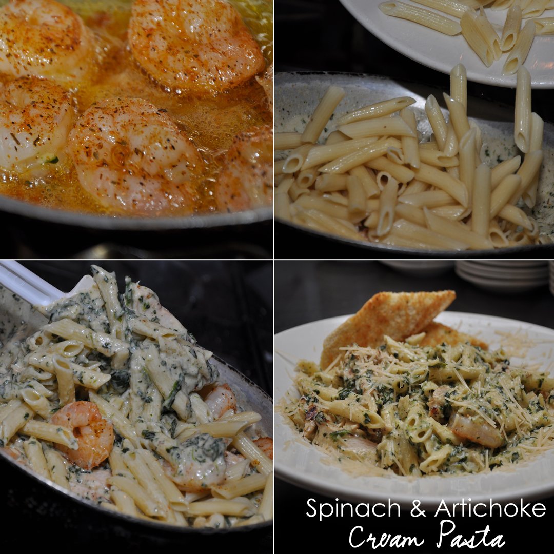 54thStreetGrill's tweet image. It's National #EatYourNoodlesDay! Have you tried our Spinach and Artichoke Cream Pasta? #KitchenToTable