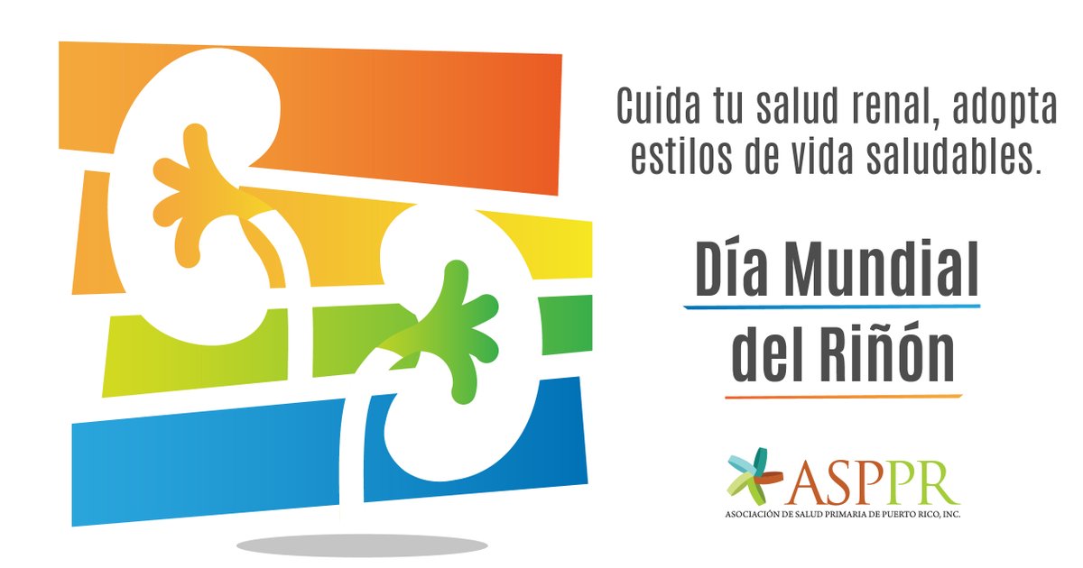 saludprimariapr's tweet photo. En el #DíaMundialdelRiñón promovemos las intervenciones preventivas:
Diagnóstico temprano y tratamiento rápido
Modificación de factores de riesgo
Cuida tu salud renal, adopta estilos de vida saludables.
Consulta con tu médico de la #Red330. https://t.co/vfV99Ptlr2