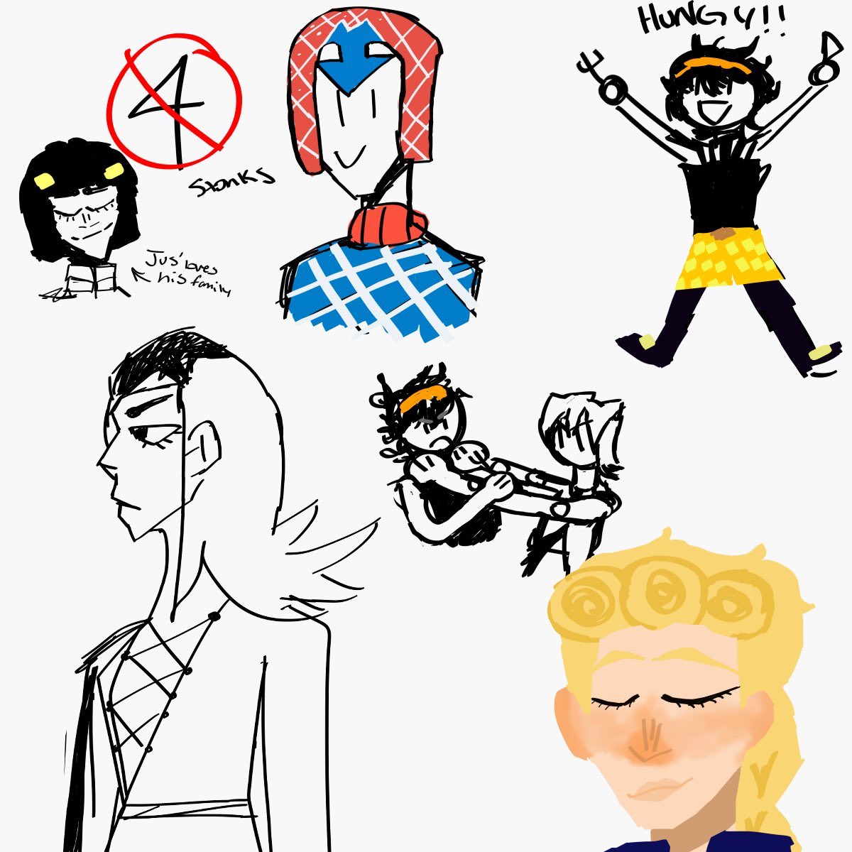 anyways i’m gonna repost some of my art now   #jjba