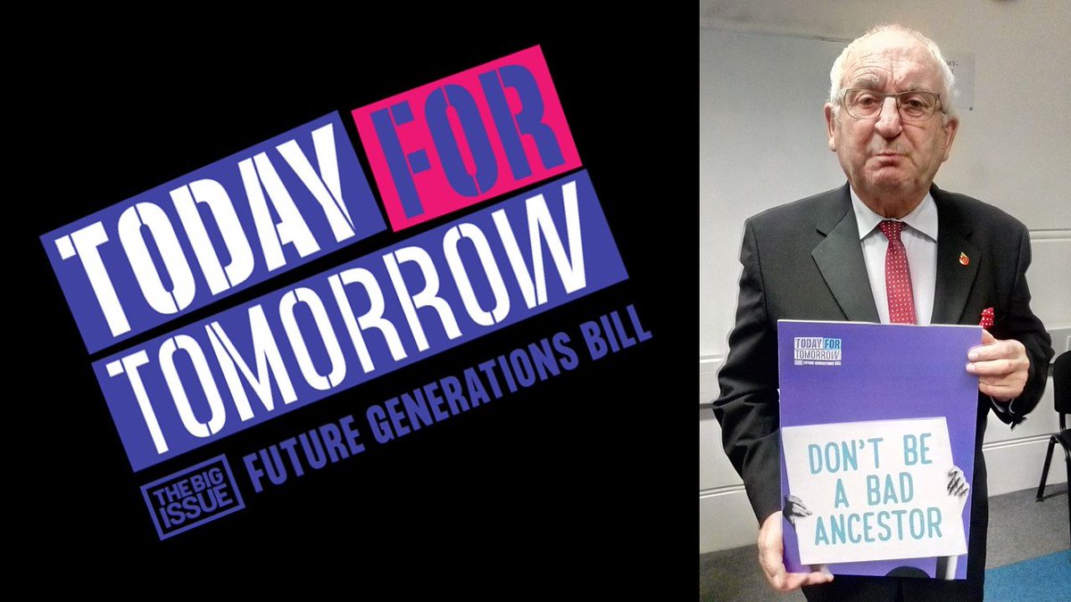 Huge day for UK future generations this Friday: second reading of a UK Well-being of Future Generations Bill introduced <a href="/johnbirdswords/">John Bird</a> &amp; <a href="/GreenJennyJones/">Jenny Jones</a> Please support the @today4tmrrw campaign services.parliament.uk/Bills/2019-19/… <a href="/sophiehowe/">Sophie Howe</a> <a href="/longnow/">Long Now Foundation</a> <a href="/FDSD_org/">FDSD</a> pic.x.com/iHrzV2b1Ud