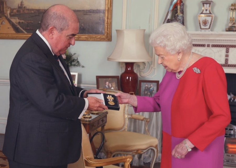 SourceVosj's tweet photo. #LordPrior @Markatthefarm was received by the #SovereignHead of #OrderofStJohn today to present her with first Ultra Long #ServiceMedal of the Order.
#OneStJohn #ProFide #ProUtilitateHominum #StJohnPeople #QueenElizabethII #ServingHumanity
@StJohnINTL @StJohnsGate @RoyalFamily https://t.co/1xHiP7ZQRu