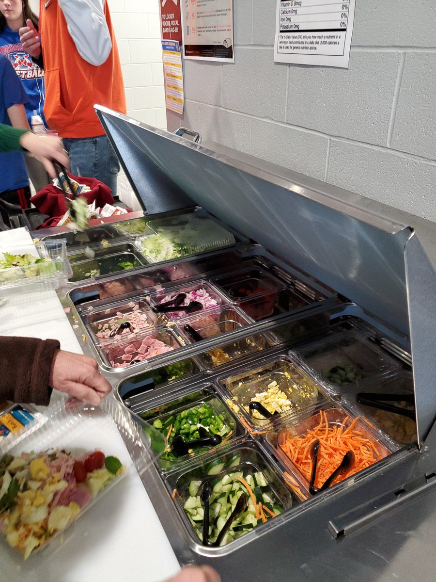 ffa_urbana's tweet photo. Free Salad Bar for Seniors and Staffs today!  We love growing produce for this project with our hydroponic systems.  #lettucegrow #ohioffa https://t.co/T7YgcSGZ2W