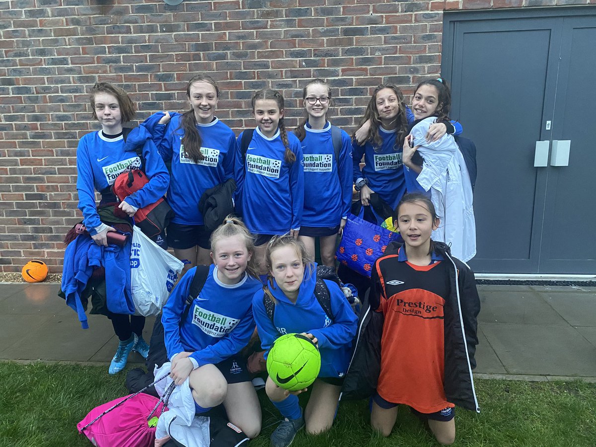 Well done to the girls football team who are through to the next round of the county cup 🏆