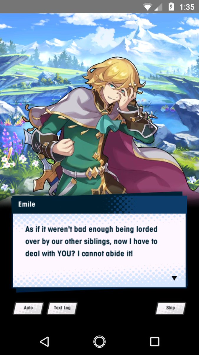this affects him in much of the game's dialogue. he's so desperate to be stronger than someone, and Euden, the person he SHOULD be stronger than, takes his strength from him when he convinces Mercury to his side. It's a devastating blow to his self esteem