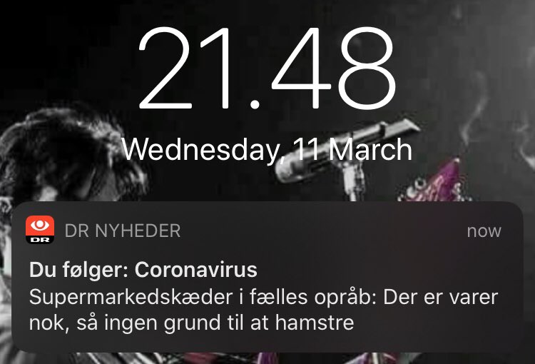 Inez023's tweet photo. Supermarkets in Denmark have stocked warehouses. No need to panic buy. #Hamsteren #Hamstre #Denmarkshutdown https://t.co/cYSa0xwm6Z