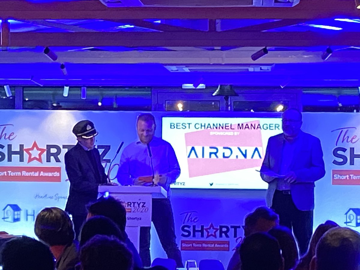 It was great to be shortlisted for best channel manager at #TheShortyz - congratulations to @zeevou