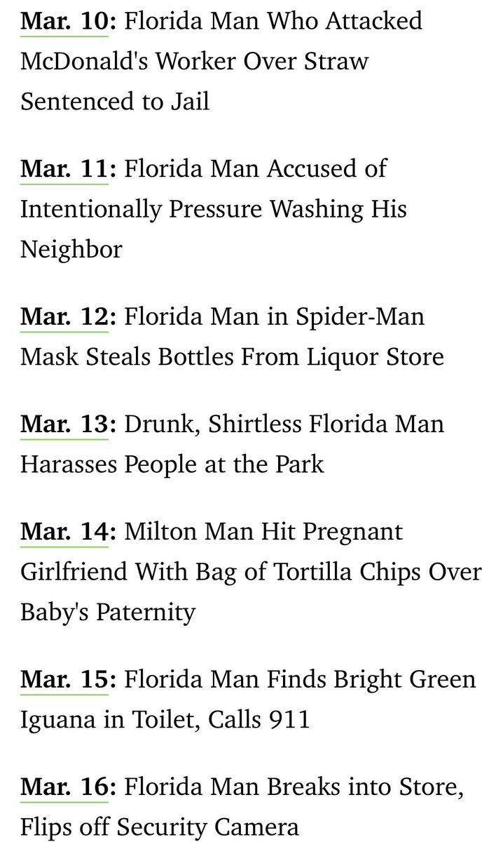 chunkyfila's tweet photo. which florida man are you? tag urself, i’m march 22nd https://t.co/PcYZWaIZEy