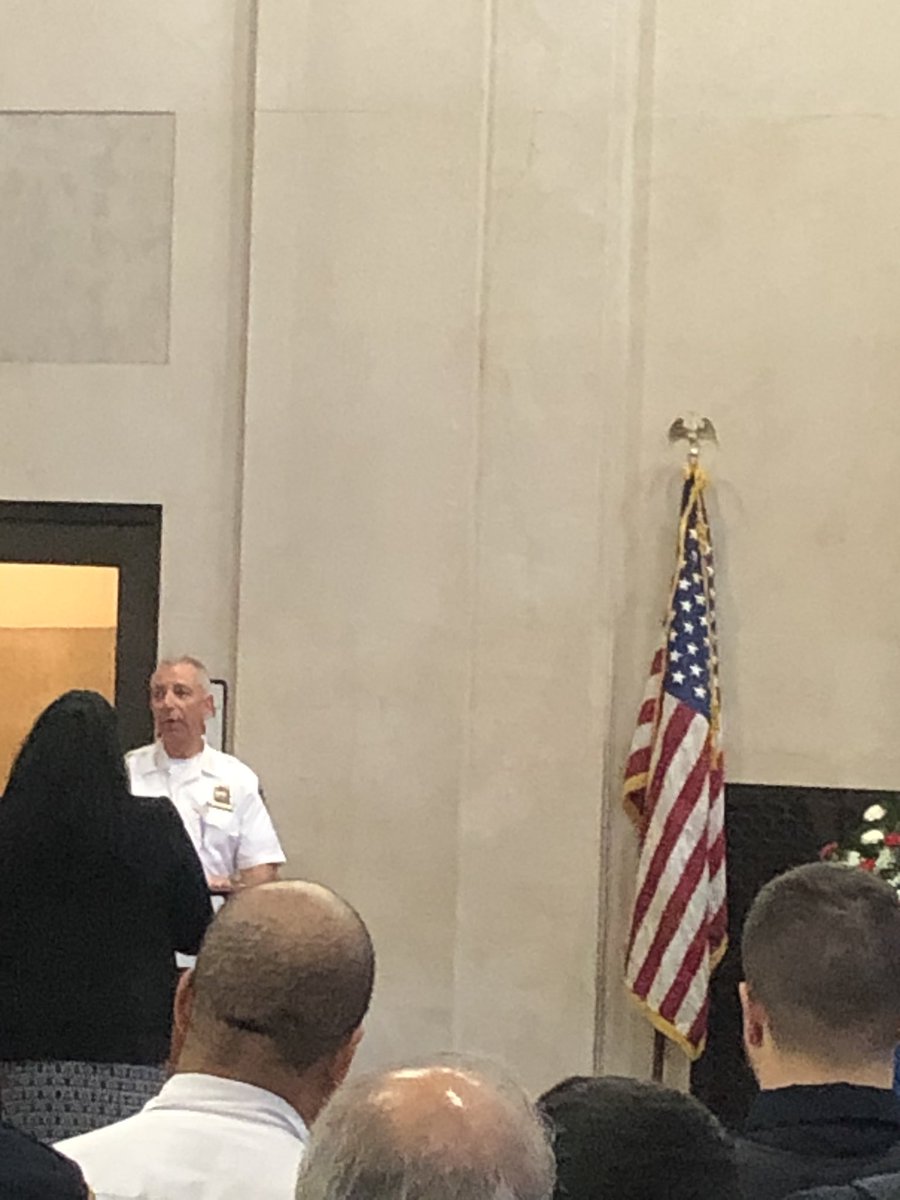 NYSCOA's tweet photo. ceremony today held at Kings Criminal Court to remember Court Officer Albert Gelb. NYSCOA President Dennis Quirk talked about the night of this tragedy. Chief Magliano, Chief Clerk Justin Barry, Major Harold Francis,  BCC Danny Alessandrino, and BCC James Smoot were all present https://t.co/J0PtDTxi7Y