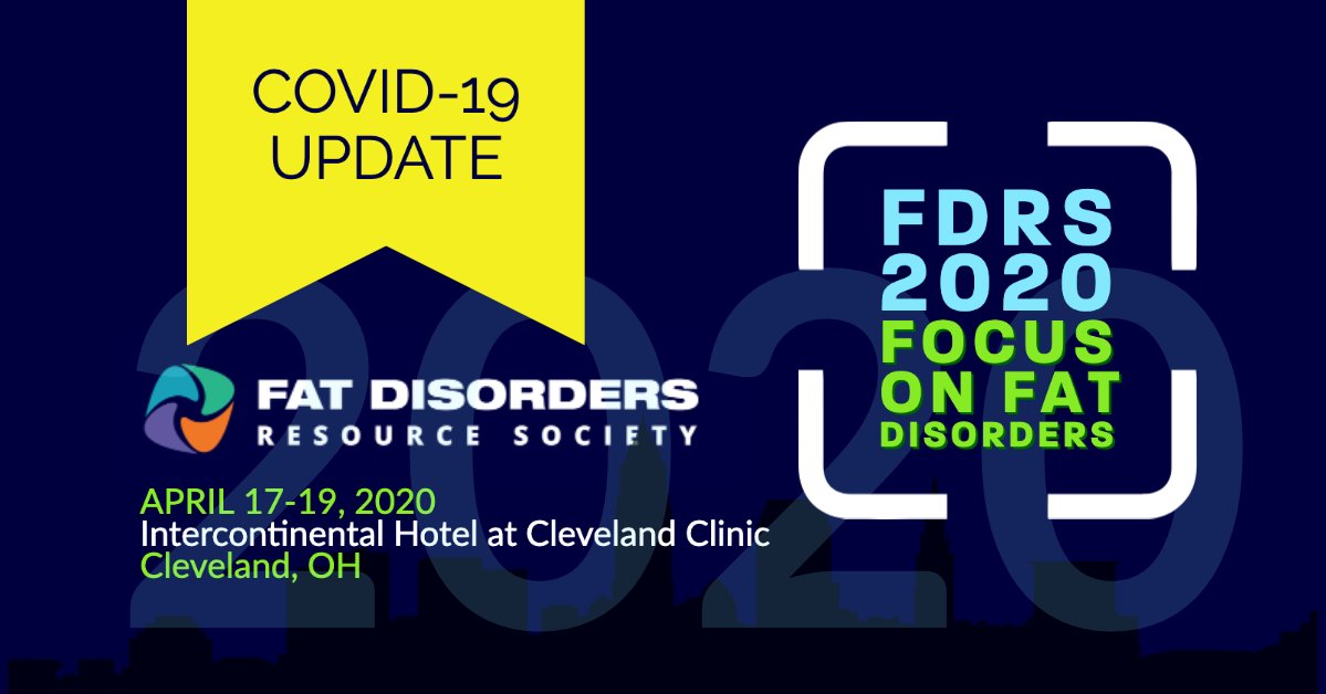 We have an important update about the upcoming #FDRS2020 Conference next month in Cleveland. Read about it and sign up to receive the FDRS email updates: conta.cc/2Q9ioY2