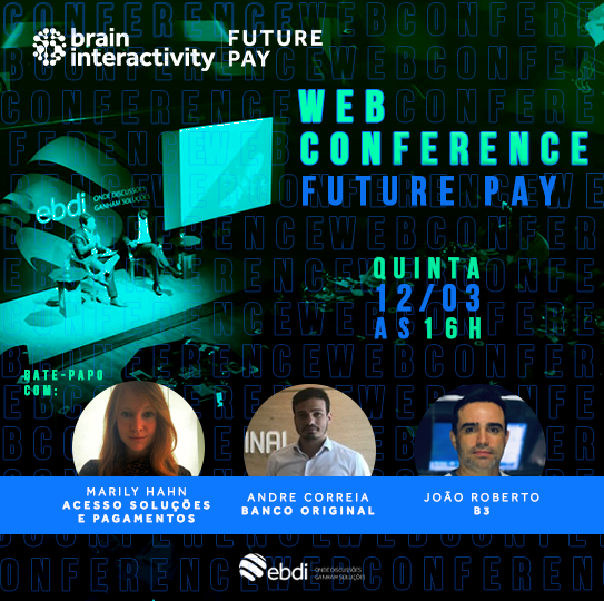 Amanhã temos WebConference!

Vamos conversar sobre temas como: inovações me meios de pagamento, user experience, pagamentos instantâneos e prevenção a fraudes, vai ficar de fora?

Acesse o link e se cadastre: hubs.ly/H0nwSbD0