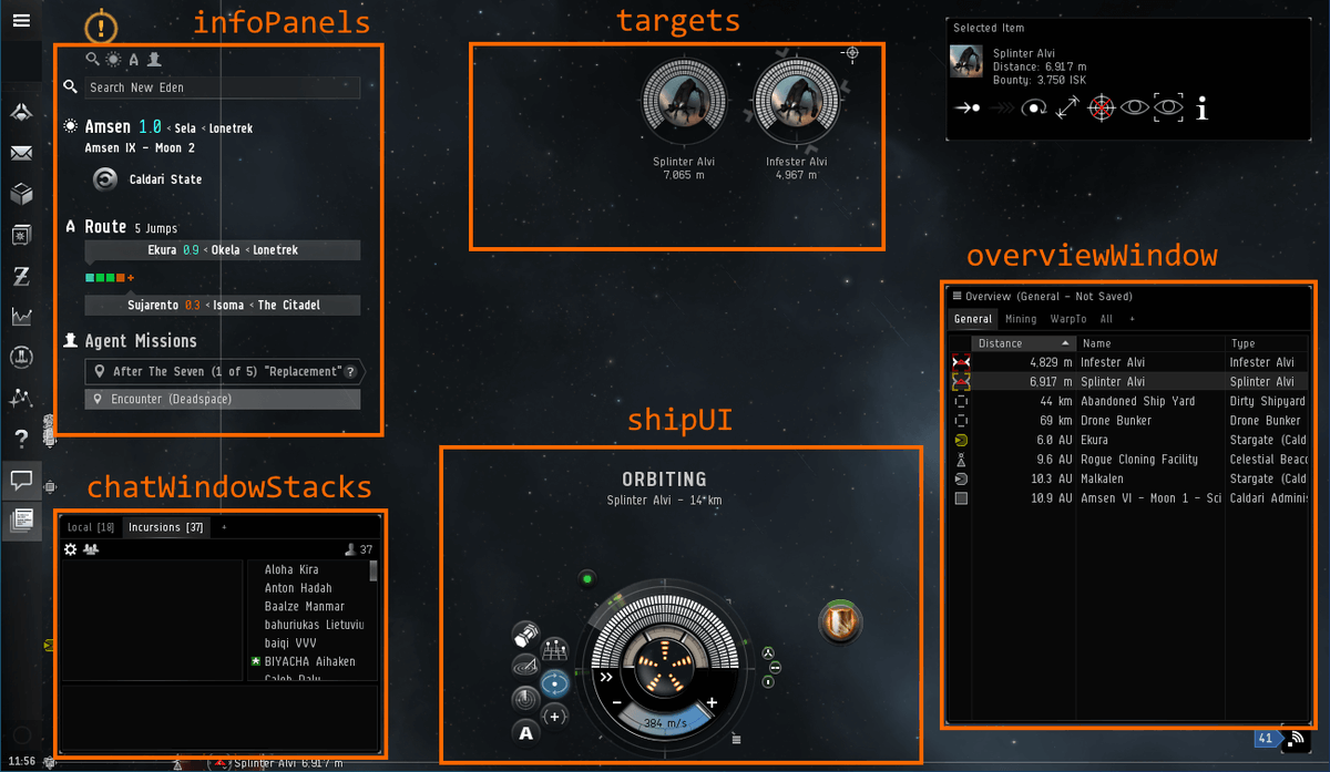 BotLabOrg's tweet photo. Are you developing apps for @EveOnline ? Then you might find this guide on working with the parsed user interface useful: https://t.co/g5FapHs068

#eveonline #guide #development #sanderling #memoryreading https://t.co/Qxc8zrgWNP