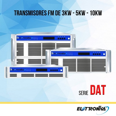 🛑EQUIPOS DE TRANSMISIÓN PARA RADIO Y TELEVISIÓN

✅La eficiencia de los Transmisores serie DAT tiene como resultado una gran diferencia en los costos operativos; y la reducción del calor aumenta la vida útil del transmisor.

elettronika.com