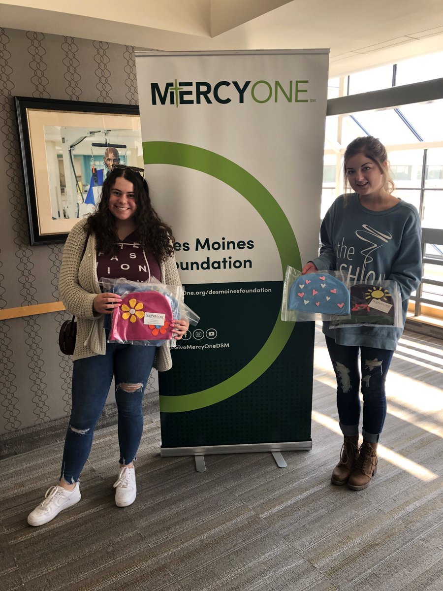 Yesterday, <a href="/ISUFashionShow/">The Fashion Show</a> donated 70 handmade hats for cancer patients at @MercyOneDSM. Thank you for your #generosity and #support! #SupportMercyOneDSM #TFS2020
