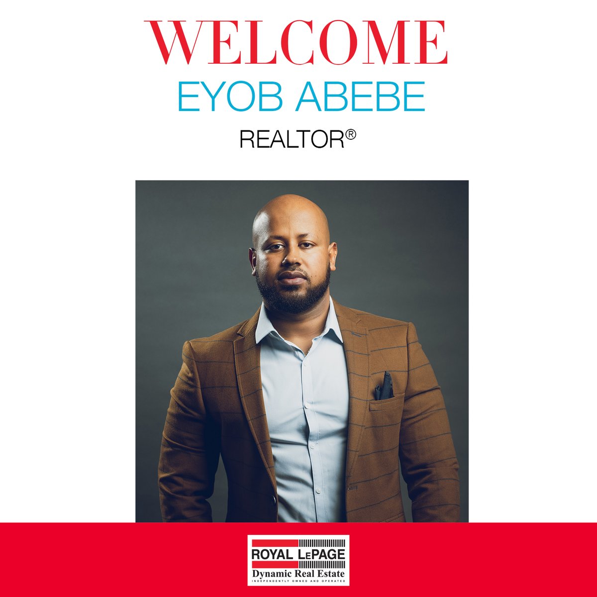 rlpdynamic's tweet photo. We want to welcome Eyob Abebe to the Royal LePage Dynamic team!⠀⁠
⠀⁠
⠀⁠
#royallepage #royallepagedynamic #rlp #winnipegrealtors #winnipeg #winnipegrealestate #realtors #realestate #welcome #wednesday https://t.co/f21NstFFaj