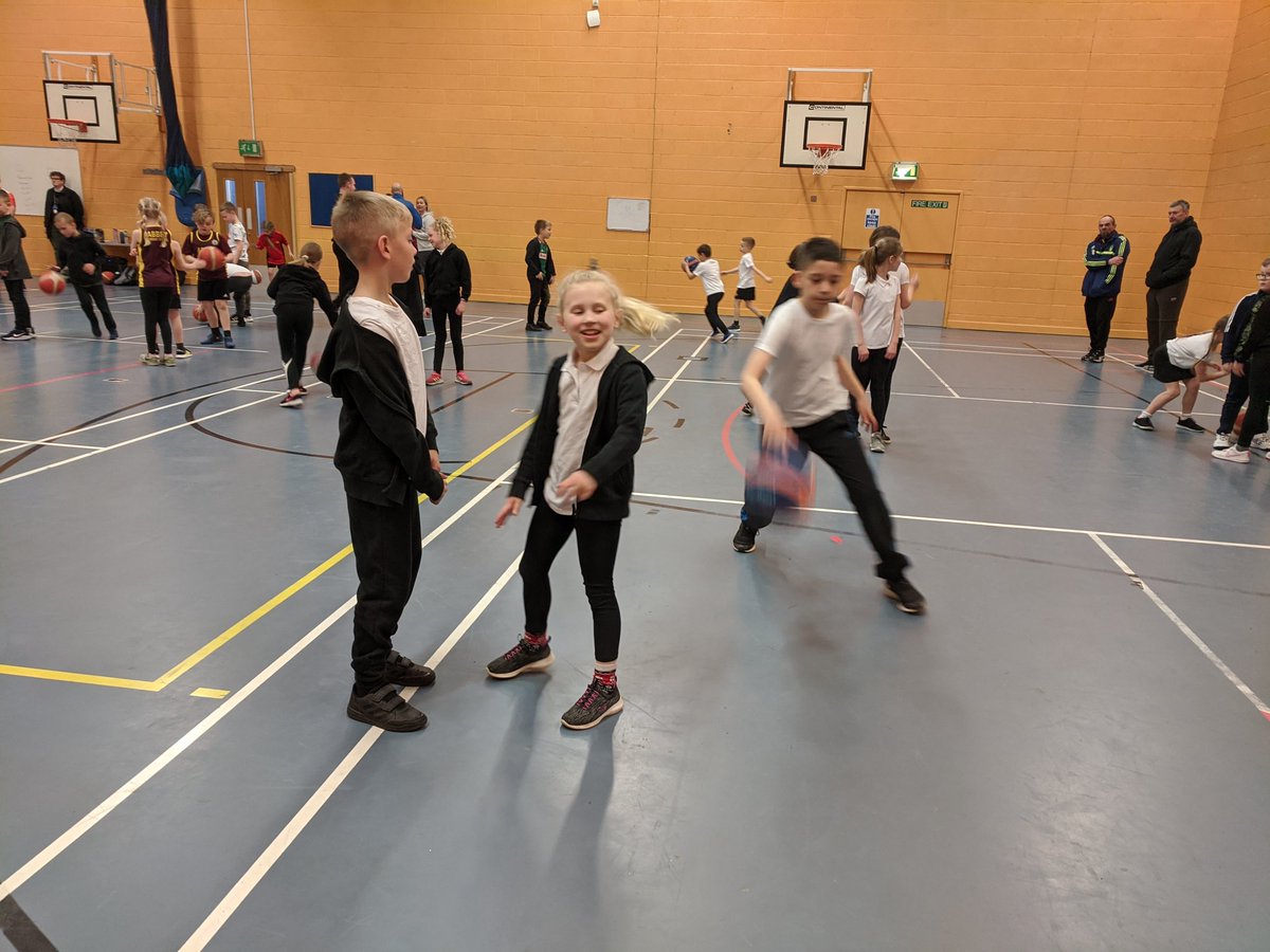 BirklandsClass's tweet photo. A brilliant basketball festival at @TheManorAcademy today. So many new skills learned and some very excited children who now want to play basketball in P.E. 🏀🏀

A huge thanks to @Giantsgraft for the skills session and refereeing our games! 

@Peafieldwelbeck @plathoresby https://t.co/MoeNbKuCdf
