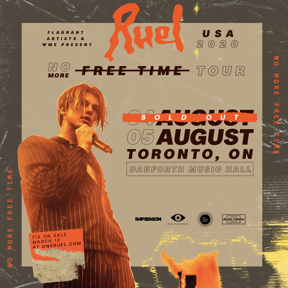 rapseason's tweet photo. Due to overwhelming demand, we've added a second @oneruel show on August 5. #RAPSEASON pre-sale on now! Use password "downforyou" to get your tickets https://t.co/KlKqGrLjSl https://t.co/zAAhJMQ7ny