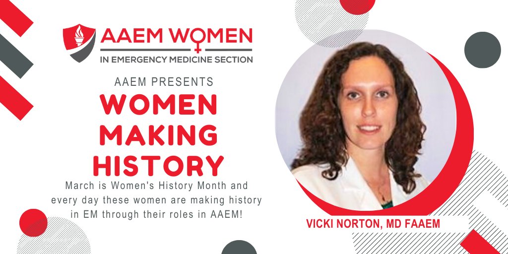 aaeminfo's tweet photo. Dr. Vicki Norton is the #AAEM Florida Chapter Immediate Past President #FLAAEM. She nominates women for awards and supports mentorship/networking with events, such as the WiEM Luncheon. @vickinortonmd Read more about the AAEM women making history: https://t.co/wo04IOETEW https://t.co/Fx4MGipDIA